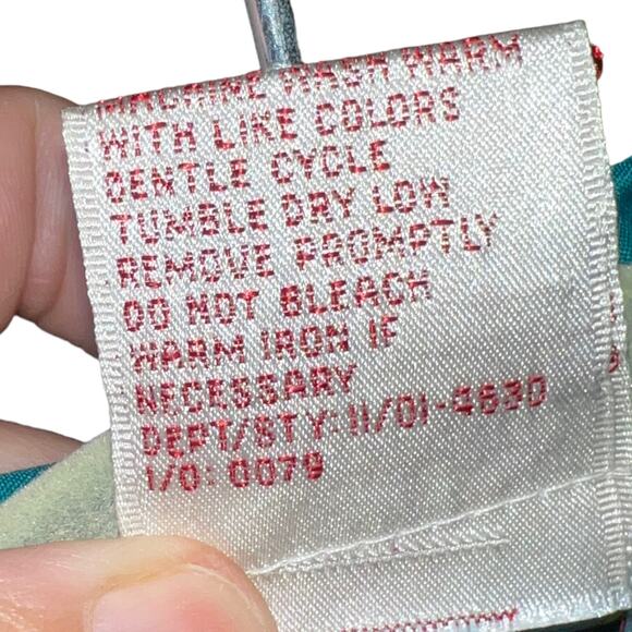 Sheridan Square 80s Green Casual Blouse Top - Size 8, Good Condition - Picture 7 of 10